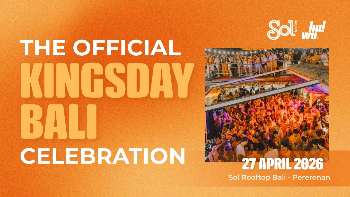 Kingsday Bali crowd celebration at Sol Rooftop Bali in Pererenan