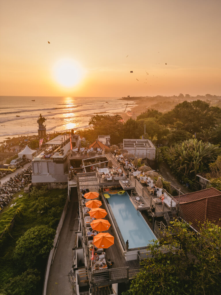 sol rooftop bali aerial view pererenan rooftop bar